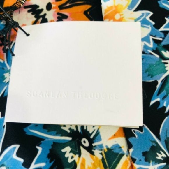 Scanlan & Theodore BNWT Women's Spikey Floral Print Dress Size 8 RRP $650 - Picture 8 of 10